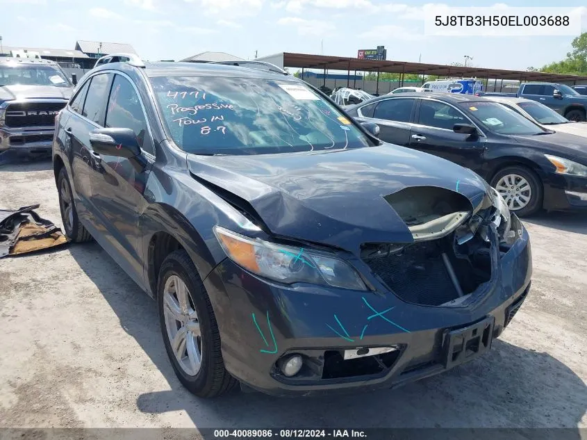 5J8TB3H50EL003688 2014 Acura Rdx