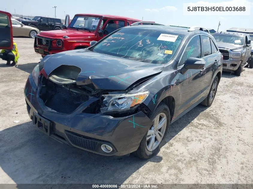 5J8TB3H50EL003688 2014 Acura Rdx