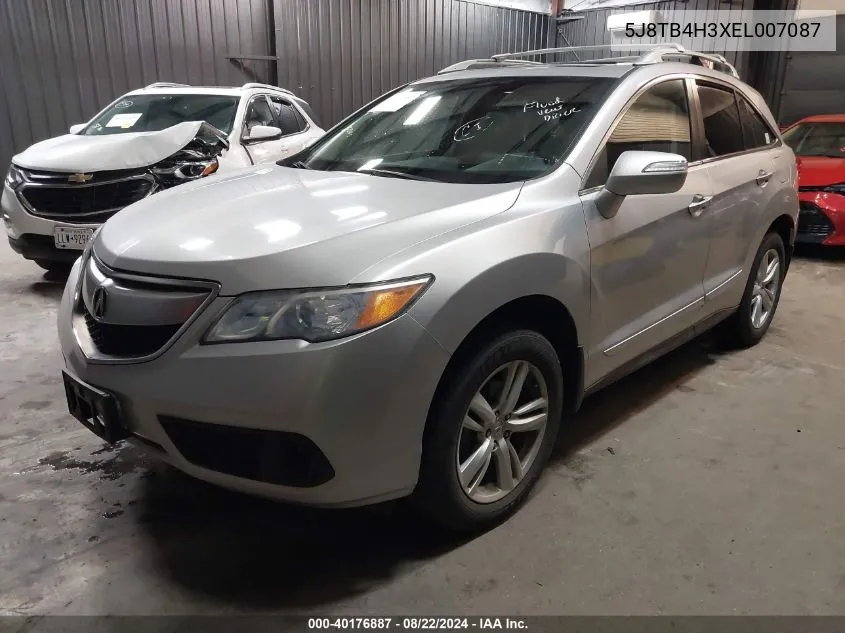 5J8TB4H3XEL007087 2014 Acura Rdx