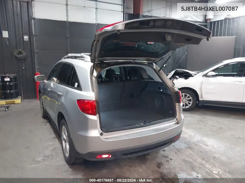 5J8TB4H3XEL007087 2014 Acura Rdx