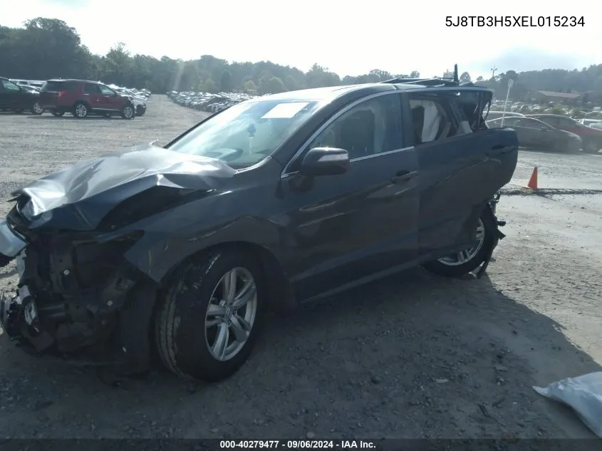 5J8TB3H5XEL015234 2014 Acura Rdx