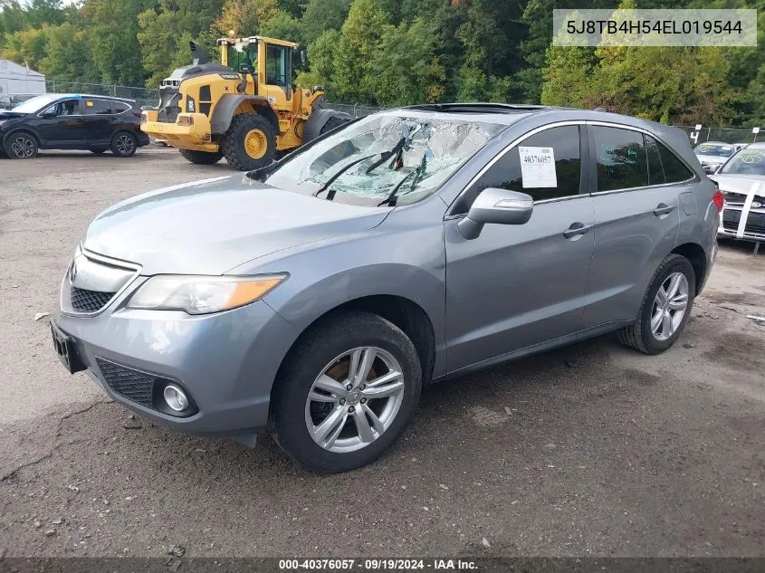 2014 Acura Rdx VIN: 5J8TB4H54EL019544 Lot: 40376057