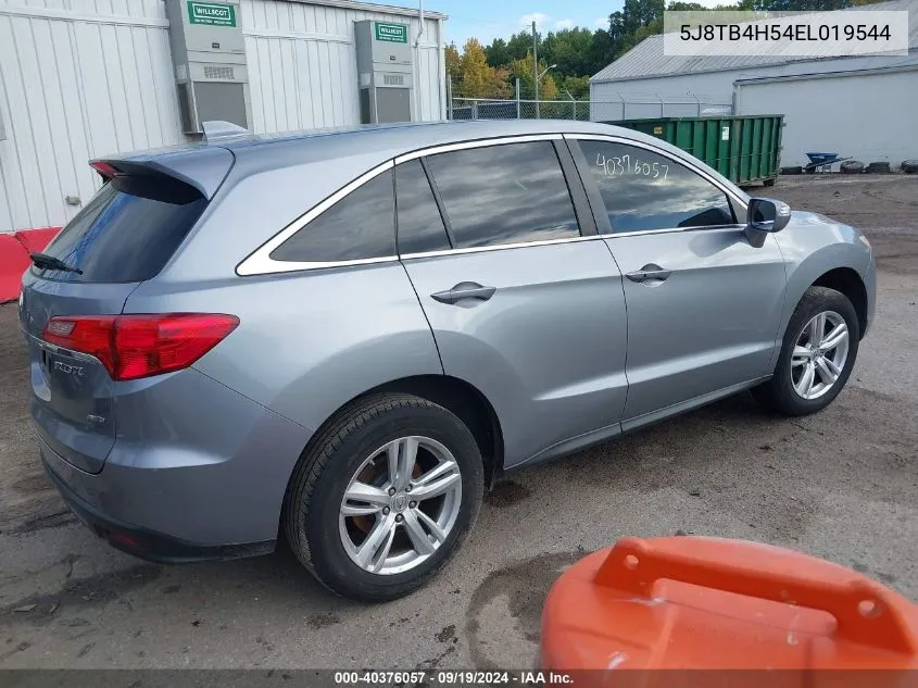 2014 Acura Rdx VIN: 5J8TB4H54EL019544 Lot: 40376057