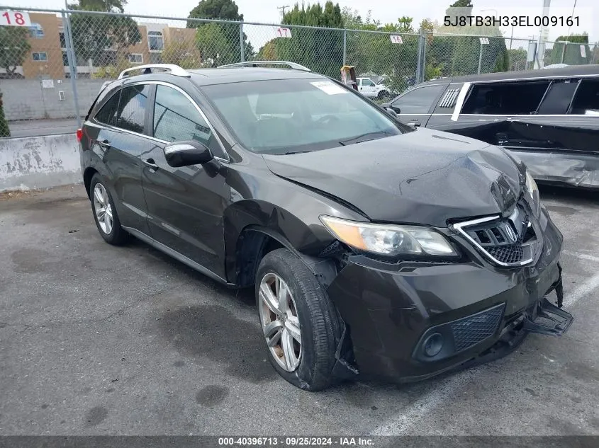 2014 Acura Rdx VIN: 5J8TB3H33EL009161 Lot: 40396713