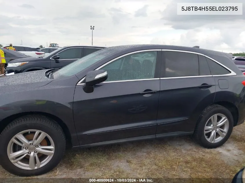 2014 Acura Rdx VIN: 5J8TB4H55EL023795 Lot: 40500624