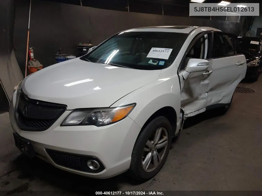 2014 Acura Rdx VIN: 5J8TB4H56EL012613 Lot: 40612177