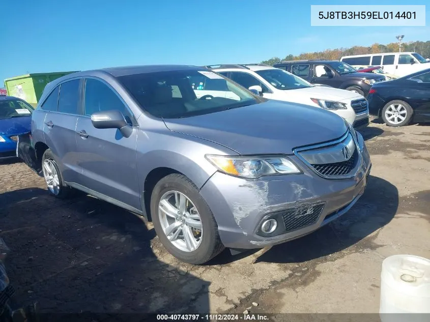 5J8TB3H59EL014401 2014 Acura Rdx