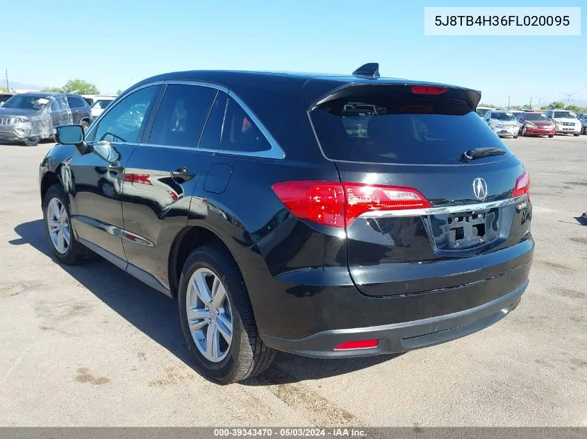 5J8TB4H36FL020095 2015 Acura Rdx