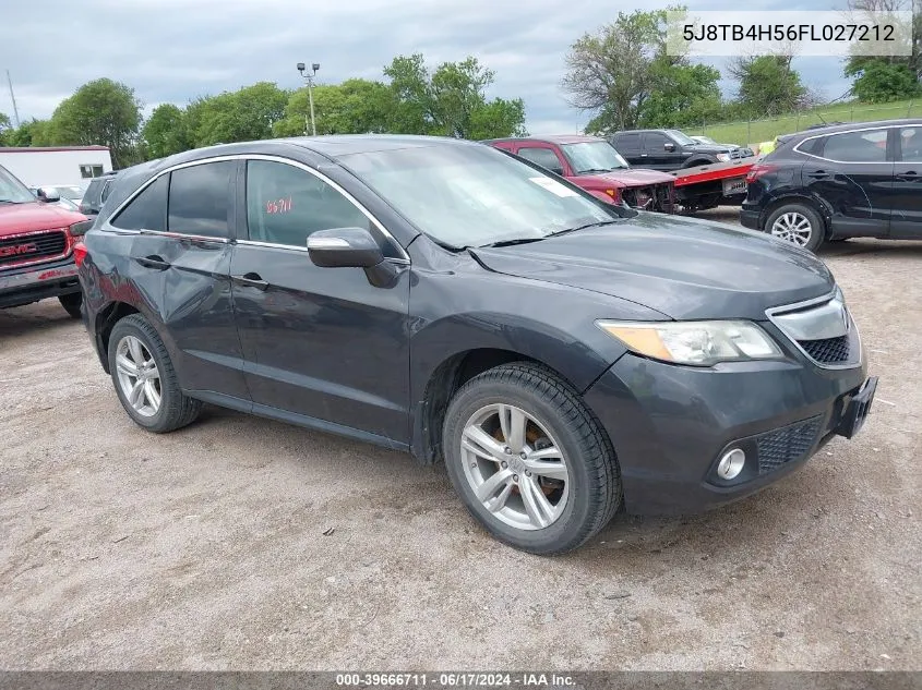 5J8TB4H56FL027212 2015 Acura Rdx