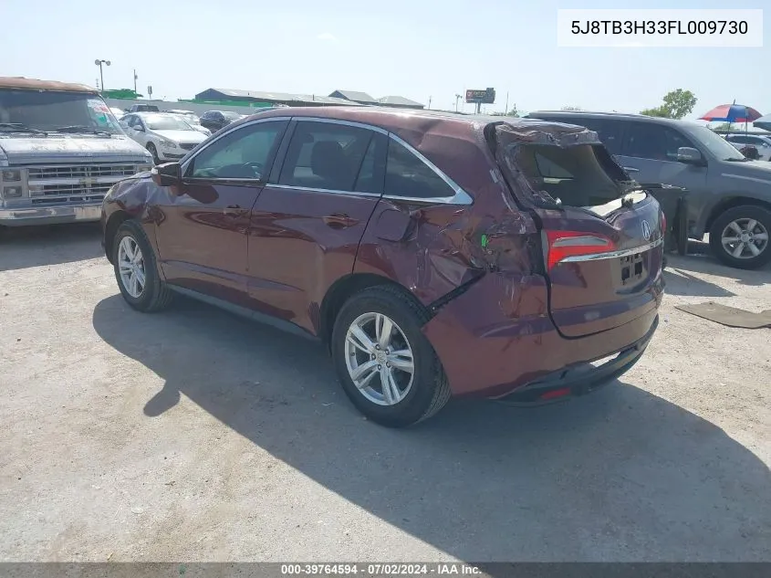 5J8TB3H33FL009730 2015 Acura Rdx