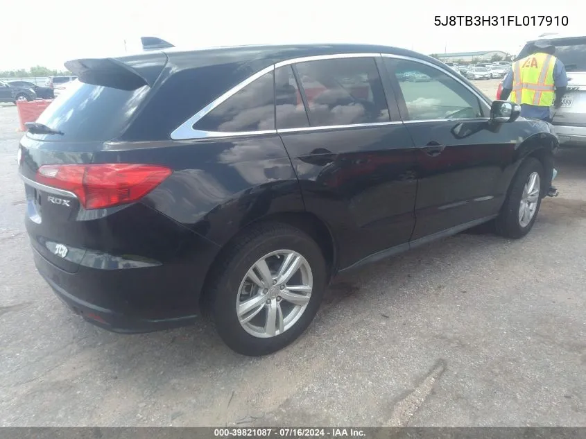 5J8TB3H31FL017910 2015 Acura Rdx