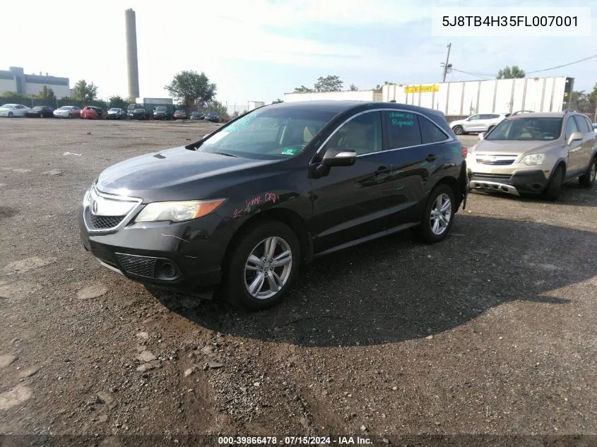 5J8TB4H35FL007001 2015 Acura Rdx