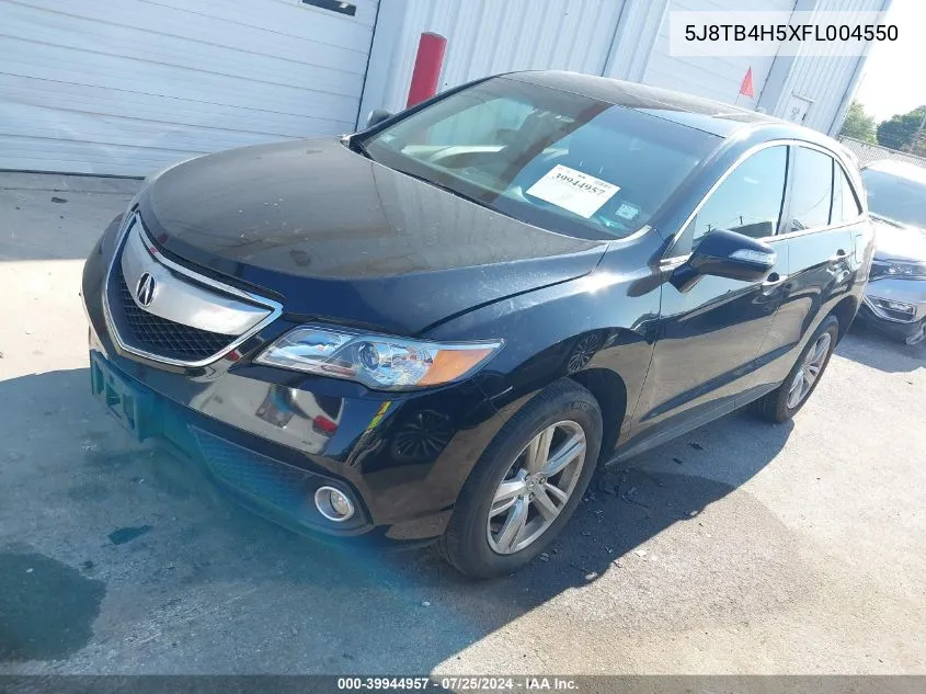 5J8TB4H5XFL004550 2015 Acura Rdx