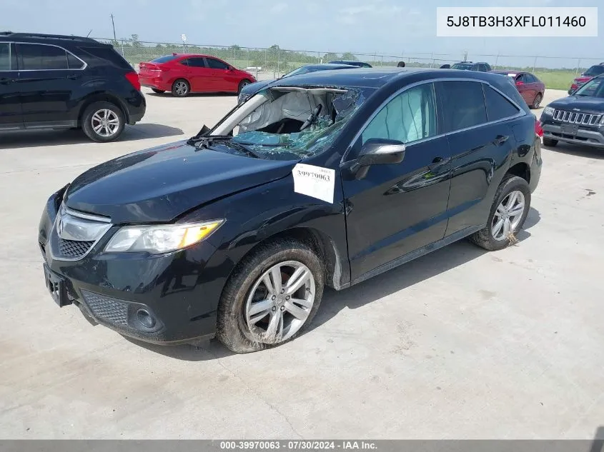 5J8TB3H3XFL011460 2015 Acura Rdx