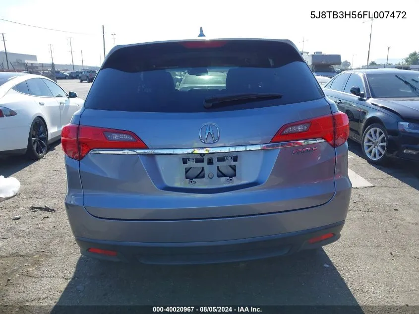 5J8TB3H56FL007472 2015 Acura Rdx