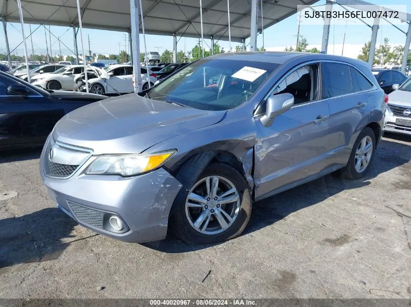 5J8TB3H56FL007472 2015 Acura Rdx