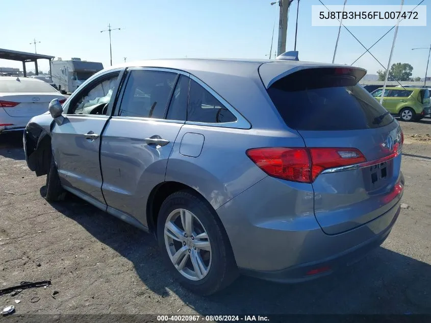 5J8TB3H56FL007472 2015 Acura Rdx