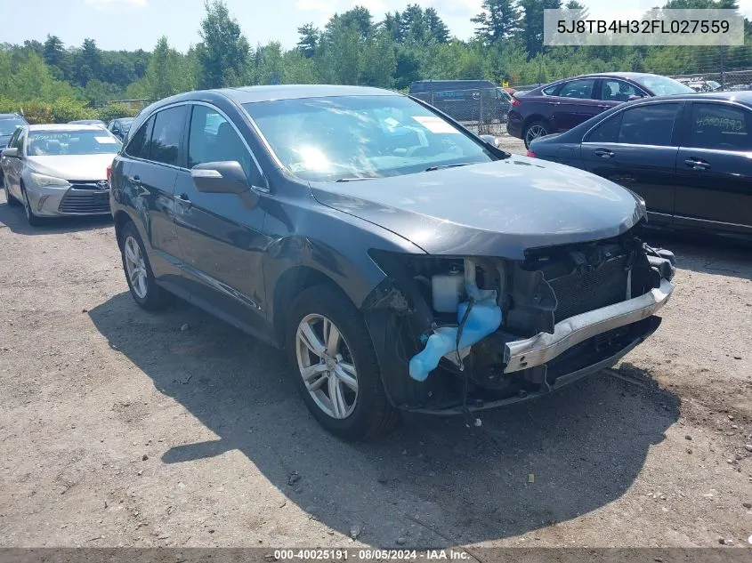 5J8TB4H32FL027559 2015 Acura Rdx