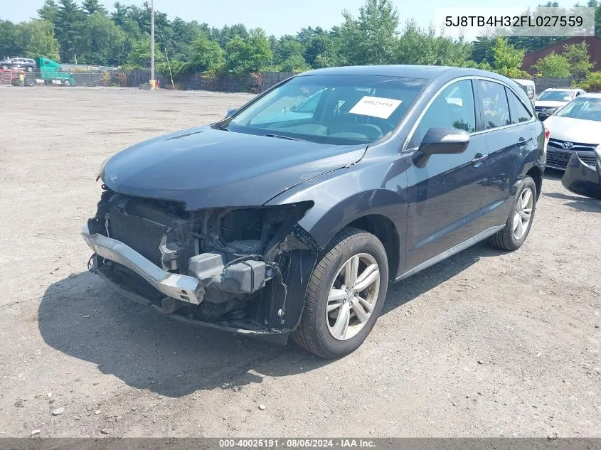 5J8TB4H32FL027559 2015 Acura Rdx