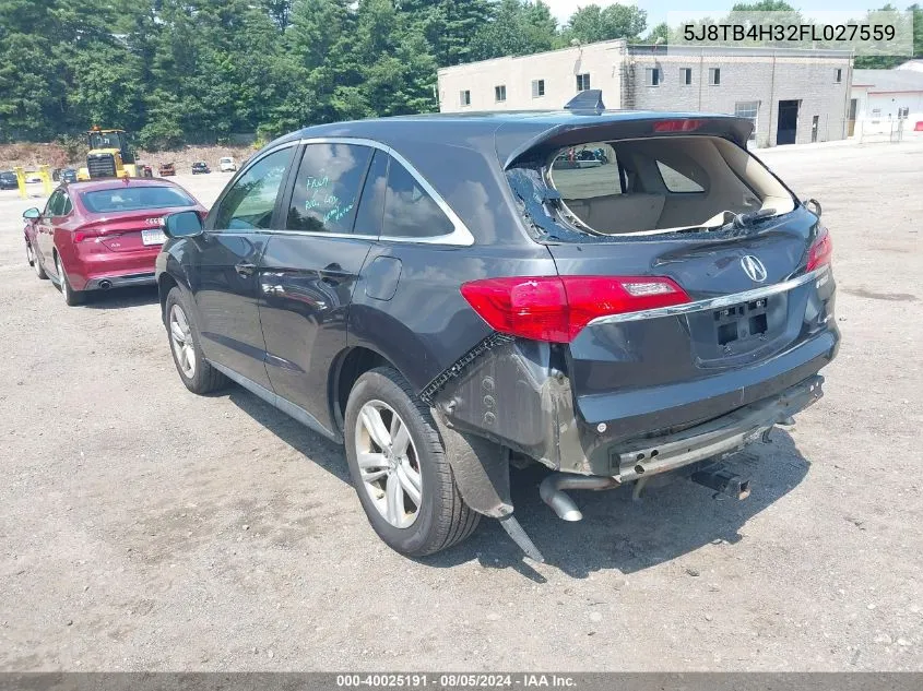 5J8TB4H32FL027559 2015 Acura Rdx