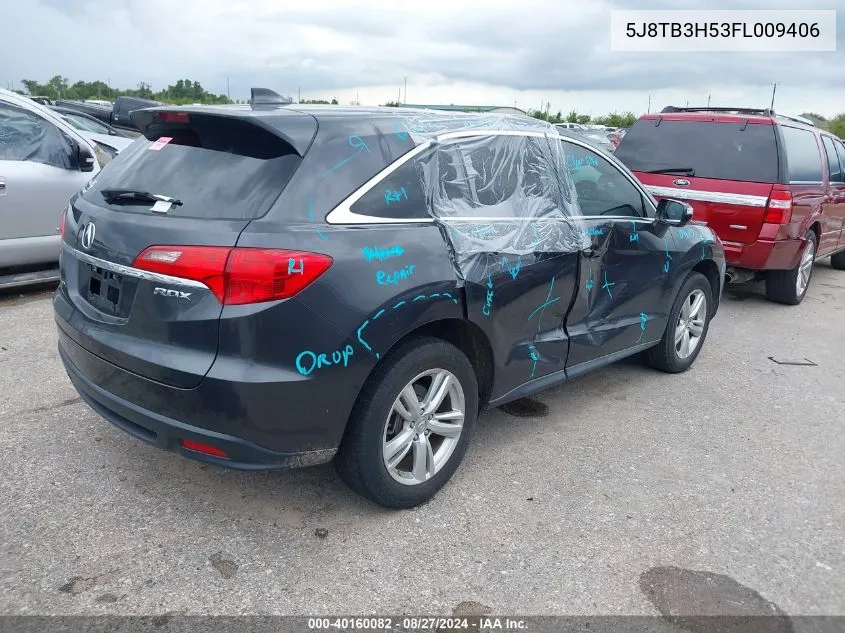 5J8TB3H53FL009406 2015 Acura Rdx