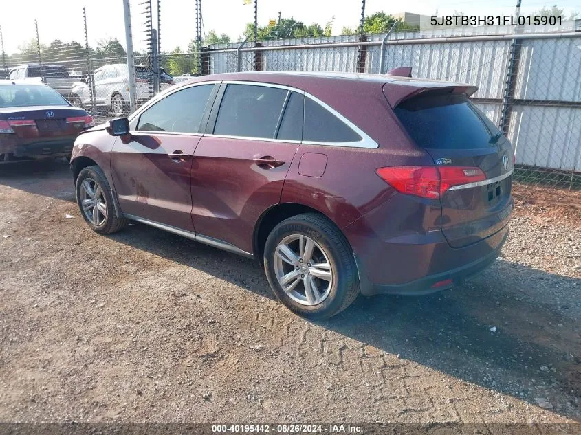 5J8TB3H31FL015901 2015 Acura Rdx