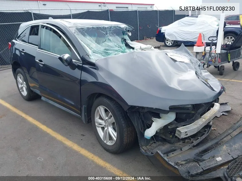 5J8TB4H51FL008230 2015 Acura Rdx