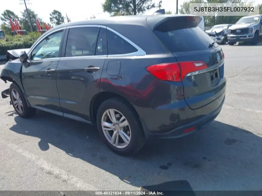 5J8TB3H35FL007932 2015 Acura Rdx