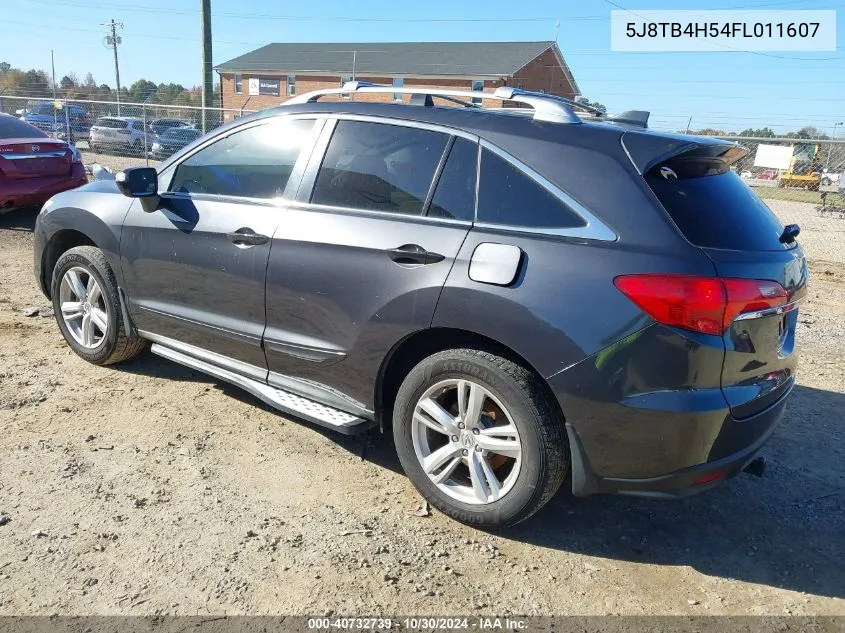 2015 Acura Rdx VIN: 5J8TB4H54FL011607 Lot: 40732739