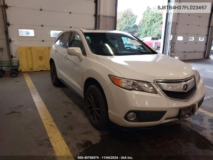 2015 Acura Rdx VIN: 5J8TB4H37FL023457 Lot: 40766574