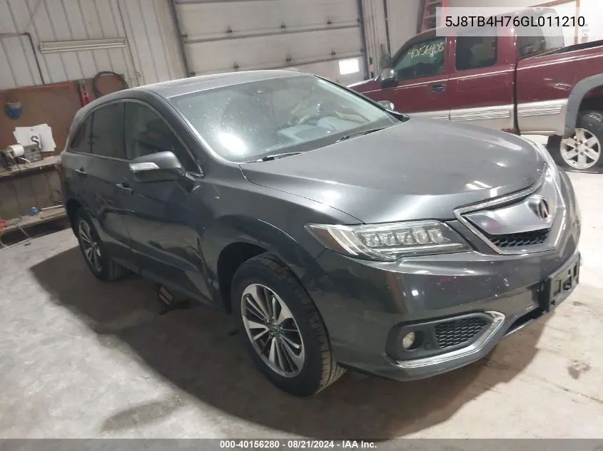 5J8TB4H76GL011210 2016 Acura Rdx Advance