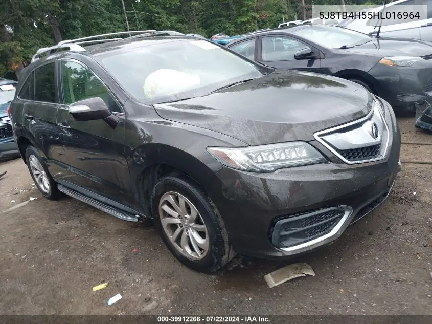 5J8TB4H55HL016964 2017 Acura Rdx Technology Acurawatch Plus Packages/W/Technology Package