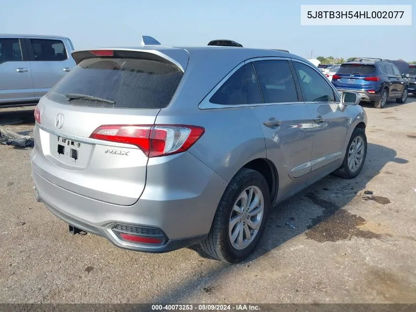 2017 Acura Rdx Technology Acurawatch Plus Packages/W/Technology Package VIN: 5J8TB3H54HL002077 Lot: 40073253