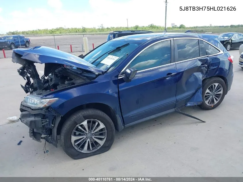 5J8TB3H75HL021626 2017 Acura Rdx Advance Package