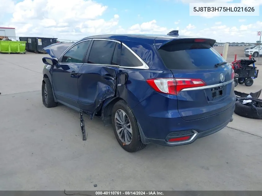 5J8TB3H75HL021626 2017 Acura Rdx Advance Package