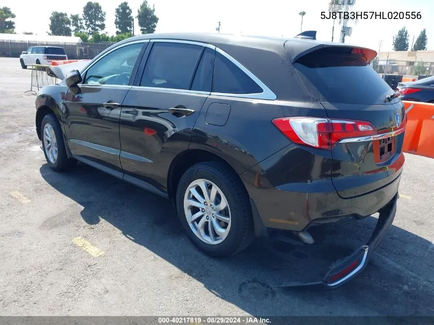 2017 Acura Rdx Technology Acurawatch Plus Packages/W/Technology Package VIN: 5J8TB3H57HL020556 Lot: 40217819