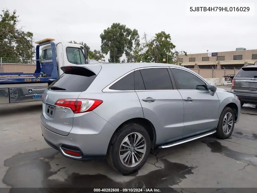 5J8TB4H79HL016029 2017 Acura Rdx Advance