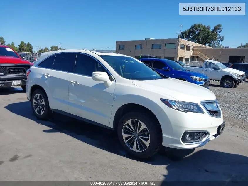 5J8TB3H73HL012133 2017 Acura Rdx Advance Package