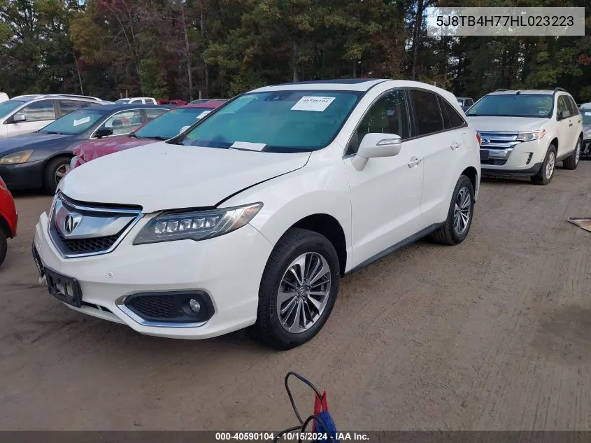 2017 Acura Rdx Advance Package VIN: 5J8TB4H77HL023223 Lot: 40590104