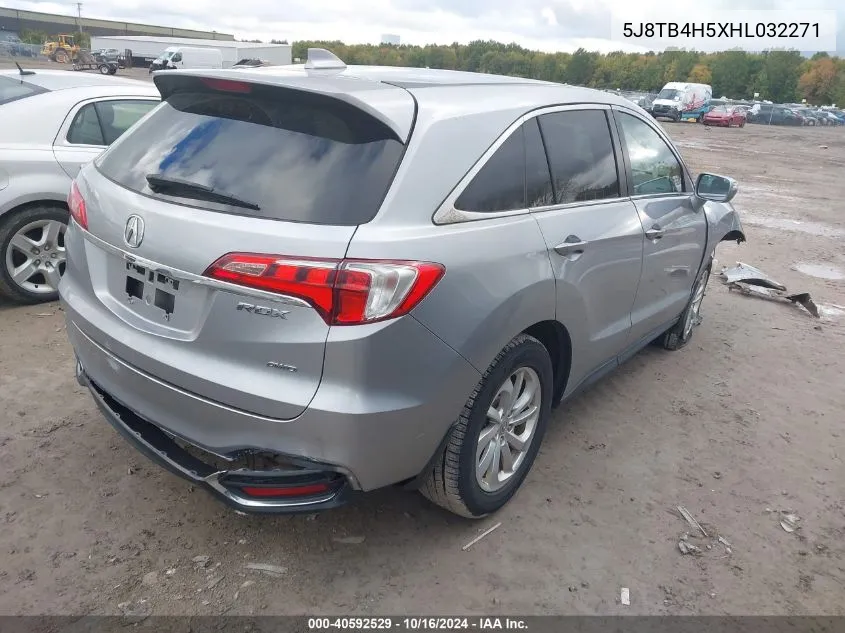 2017 Acura Rdx Technology Acurawatch Plus Packages/W/Technology Package VIN: 5J8TB4H5XHL032271 Lot: 40592529