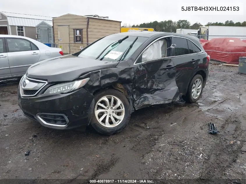 2017 Acura Rdx Acurawatch Plus Package VIN: 5J8TB4H3XHL024153 Lot: 40878917