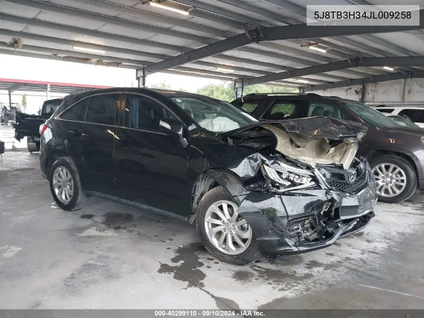 5J8TB3H34JL009258 2018 Acura Rdx