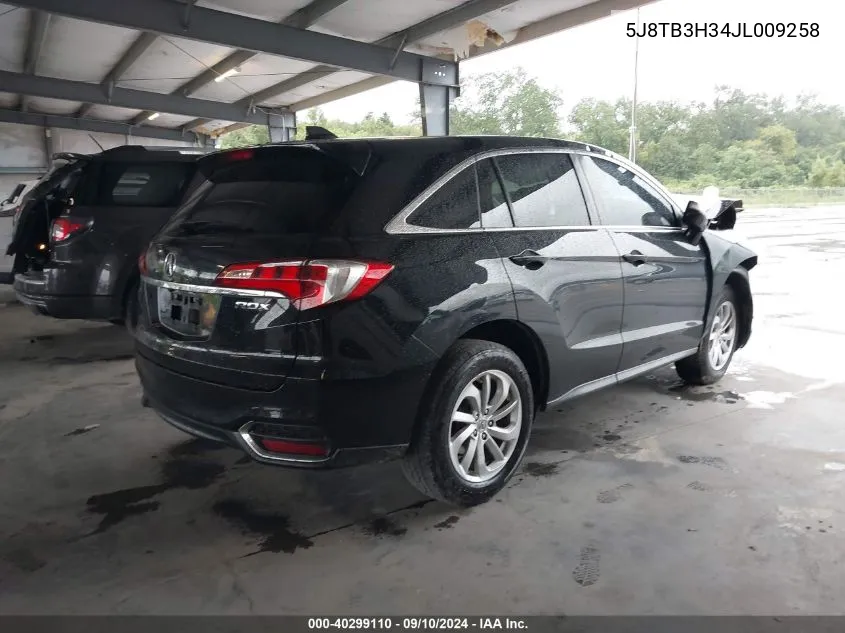 5J8TB3H34JL009258 2018 Acura Rdx