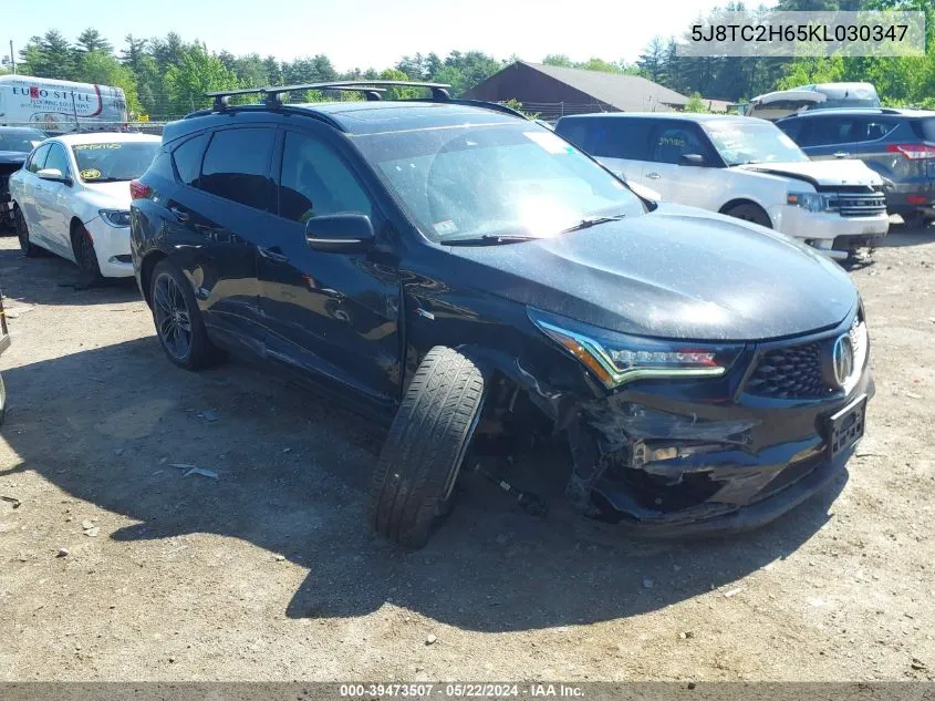 5J8TC2H65KL030347 2019 Acura Rdx A-Spec Package