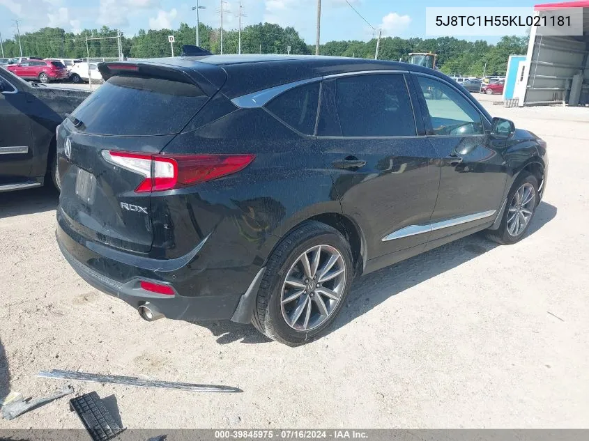 2019 Acura Rdx Technology Package VIN: 5J8TC1H55KL021181 Lot: 39845975