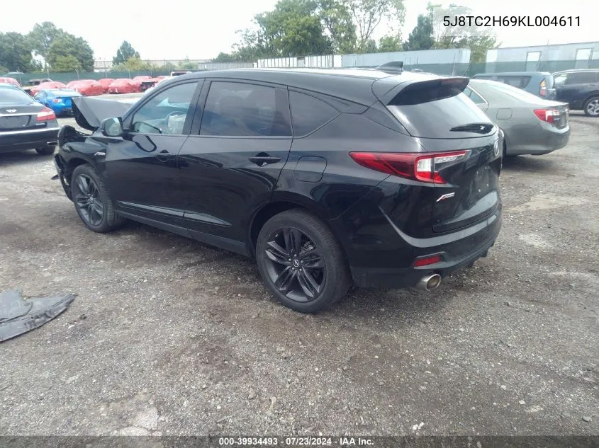 5J8TC2H69KL004611 2019 Acura Rdx A-Spec Package