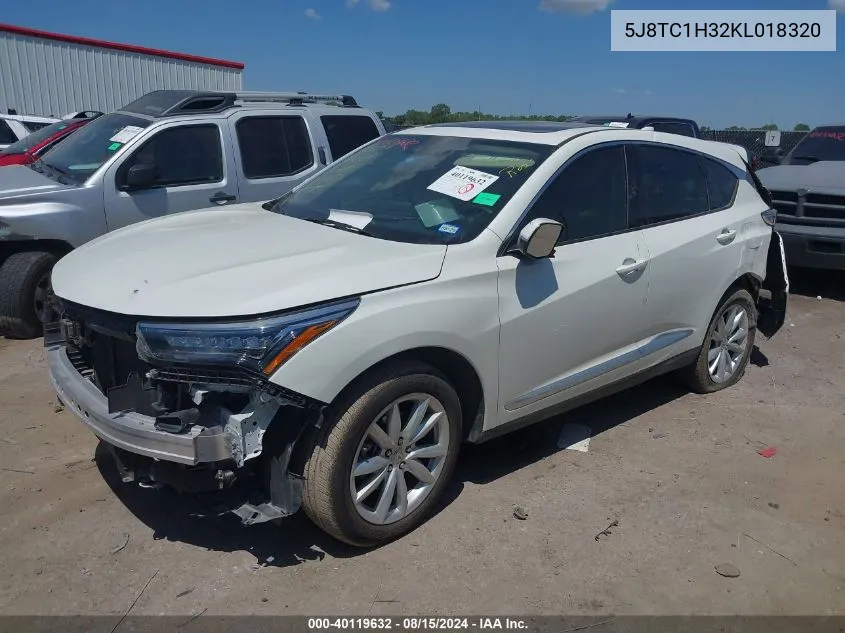 5J8TC1H32KL018320 2019 Acura Rdx Standard