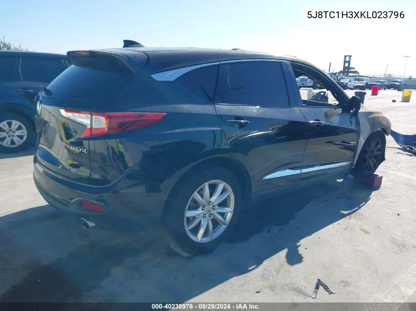 2019 Acura Rdx Standard VIN: 5J8TC1H3XKL023796 Lot: 40238978