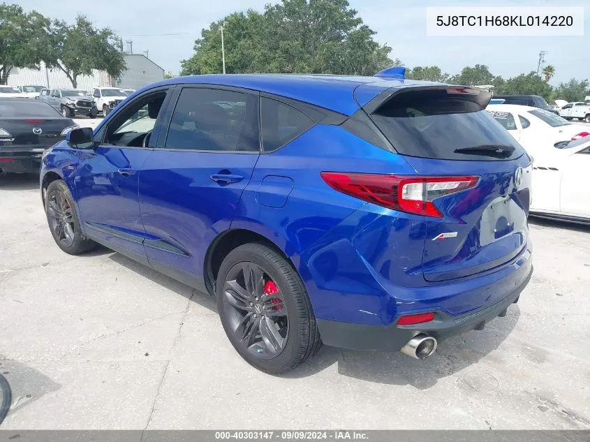 2019 Acura Rdx A-Spec Package VIN: 5J8TC1H68KL014220 Lot: 40303147