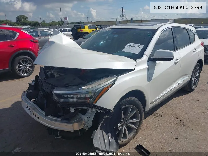 2019 Acura Rdx Technology VIN: 5J8TC1H50KL018799 Lot: 40405955